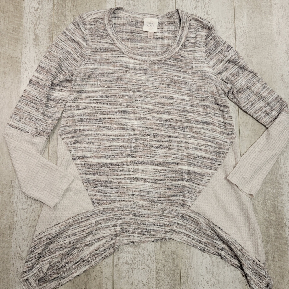 Knox Rose Long Sleeve Top Blouse Size Large